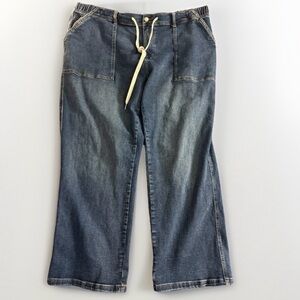 Judy Blue Wide Leg Plus Size Jeans Sz 22